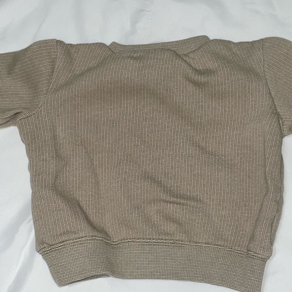 Hurley Kids Tan Waffle Knit Sweatshirt & Joggers Set. - Picture 11 of 14